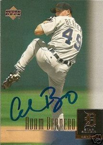 Adam Bernero Signed Detroit Tigers 2001 UD Rookie Card