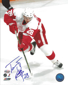 Tomas Kopecky Autographed Detroit Red Wings 8x10 Photo