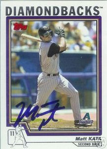 Matt Kata Signed Arizona Diamondbacks 2004 Topps Card