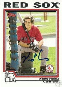Chicago White Sox Kenny Perez Signed Topps Rookie Card