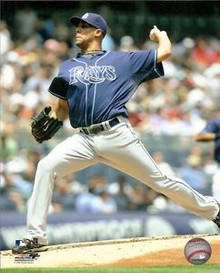 David Price Tampa Bay Rays Unsigned Action 8x10 Photo
