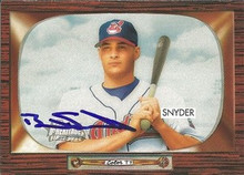 Brad Snyder Signed Indians 2004 Heritage Rookie Card