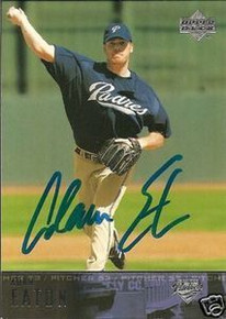 Adam Eaton Signed San Diego Padres 2004 UD Card