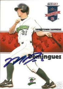 Matt Dominguez Signed 2008 Projections Card Marlins