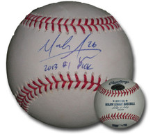 Mark Appel Autographed MLB Baseball Houston Astros Insc. 2013 #1 Pick