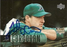 Tim Corcoran Signed Tampa Bay Rays 2006 UD Rookie Card