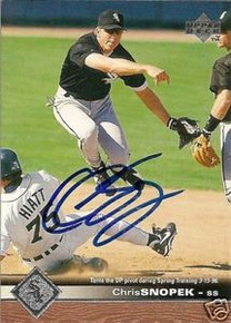 Chris Snopek Signed Chicago White Sox 1997 UD Card
