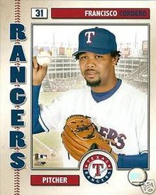 Francisco Cordero Texas Rangers 2006 Studio 8x10 Photo
