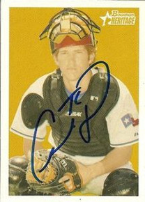 Chad Tracy Signed Rangers 2006 Bowman Heritage Card