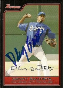 Giants Denny Bautista Signed 2006 Bowman Card