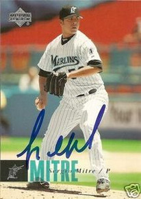 New York Yankees Sergio Mitre Signed 2006 UD Card