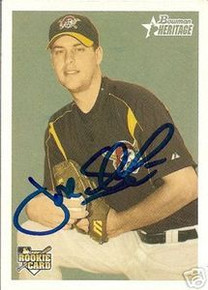 Josh Sharpless Signed Pirates 2006 Bowman Heritage Card