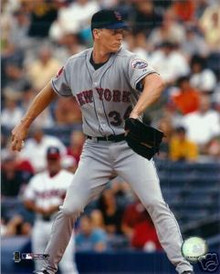 Kris Benson New York Mets Action Unsigned 8x10 Photo