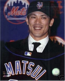 Kaz Matsui New York Mets Press Conference 8x10 Photo
