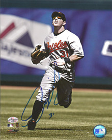 Jay Gibbons Autographed Baltimore Orioles Action 8x10 Photo