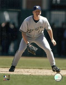 Lyle Overbay Milwaukee Brewers Unsigned 8x10 Photo