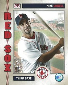 Mike Lowell Boston Red Sox Studio Unsigned 8x10 Photo