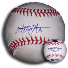 Mat Latos Autographed MLB Baseball Miami Marlins