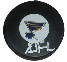 Grant Fuhr Autographed St. Louis Blues Hockey Puck
