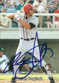 Brian Dopirak Signed 2005 Just Minors Card Chicago Cubs