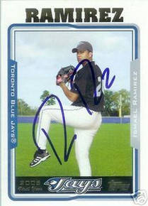 Ismael Ramirez Signed Blue Jays 2005 Topps Rookie Card