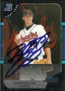 Brandon Erbe Signed Orioles 2005 Bowman Rookie Card