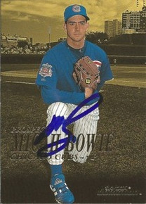 Micah Bowie Signed Chicago Cubs 2000 Skybox Card