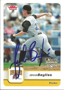 Jonah Bayliss Signed Pittsburgh Pirates 2006 Fleer Card