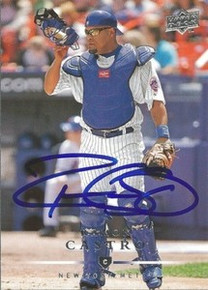 Ramon Castro Signed New York Mets 2008 Upper Deck Card