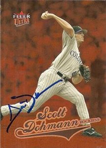 Dodgers Scott Dohmann Signed 2004 Fleer Ultra Card