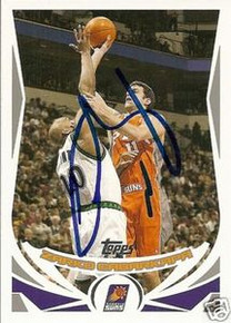Zarko Cabarkapa Signed Phoenix Suns 2004-05 Topps Card