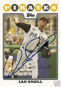 Ian Snell Signed Pittsburgh Pirates 2008 Topps Card