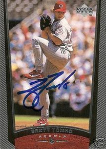 New York Yankees Brett Tomko Signed 1999 UD Card