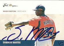 Shairon Martis Signed Just Minors Rookie Card Nationals