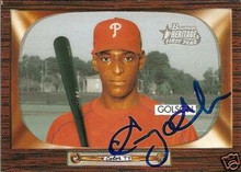 Greg Golson Signed Phillies 2004 Bowman Heritage Card