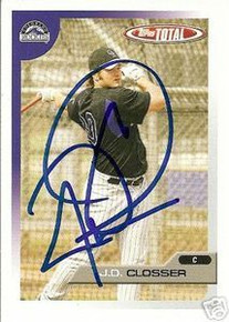 Chicago Cubs J.D. Closser Signed 2005 Topps Total Card