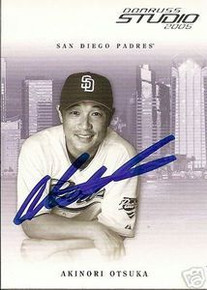 Akinori Otsuka Signed San Diego Padres 2005 Studio Card