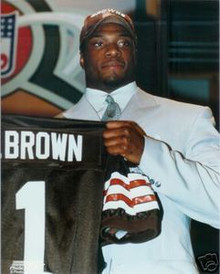 Courtney Brown Cleveland Browns Draft Day 8x10 Photo