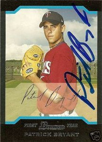 Patrick Bryant Signed Twins 2004 Bowman Rookie Card