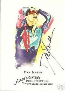 Dan Jansen Signed Topps 2008 Allen & Ginter Card