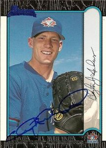 Clayton Andrews Signed Blue Jays 99 Bowman Rookie Card