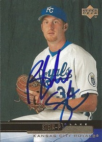 Blake Stein Signed Kansas City Royals 2000 UD Card