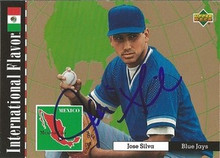 Jose Silva Signed Blue Jays 1995 UD Minor League Card