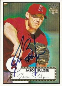 Jason Bulger Signed Angels 2006 Topps '52 Rookie Card