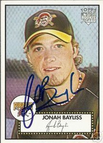 Jonah Bayliss Signed Pittsburgh Pirates Topps 52 Card