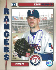Kevin Millwood Autographed Texas Rangers Studio 8x10 Photo