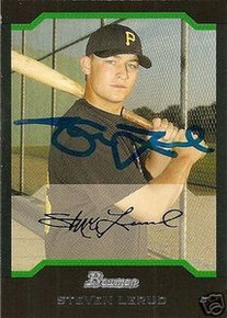 Steve Lerud Signed Pittsburgh Pirates 2004 Bowman Card