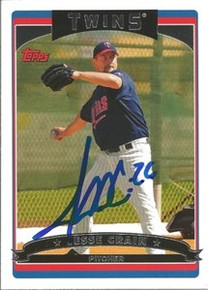 Jesse Crain Autographed Minnesota Twins 2006 Topps Card
