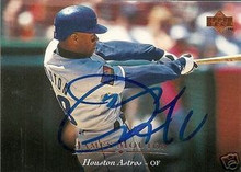 James Mouton Autographed Houston Astros 1995 Upper Deck Card