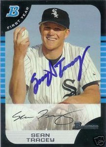 Sean Tracey Signed Chicago White Sox 2005 Bowman Rookie Card